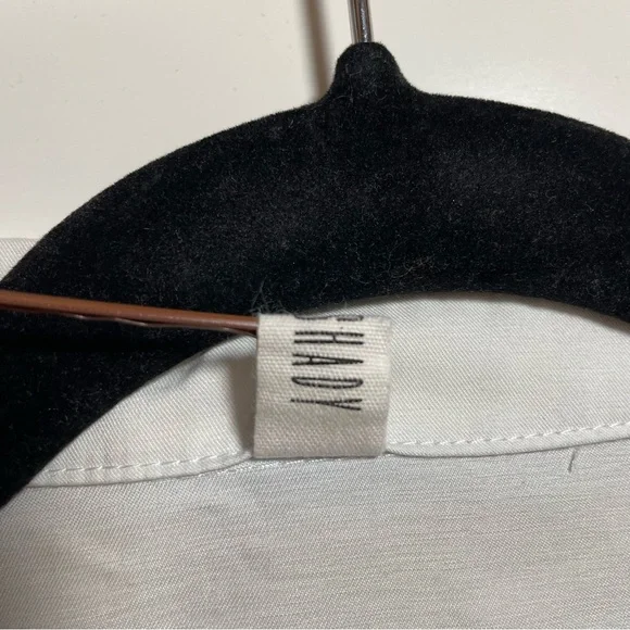 Women's White Button Down Shirt - Picture 4 of 4